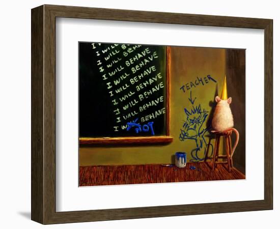 Actions Have Consequences-Lucia Heffernan-Framed Art Print