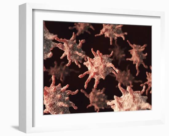 Activated Platelets, Artwork-David Mack-Framed Photographic Print