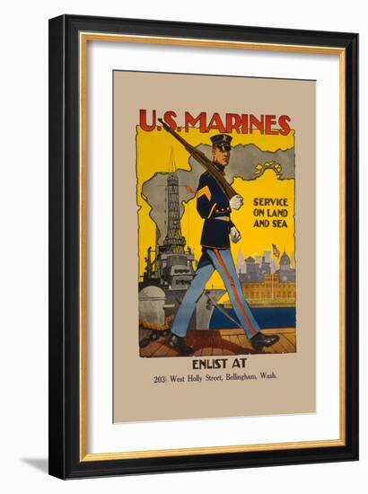 Active Service on Land and Sea-Sidney Riesenberg-Framed Art Print