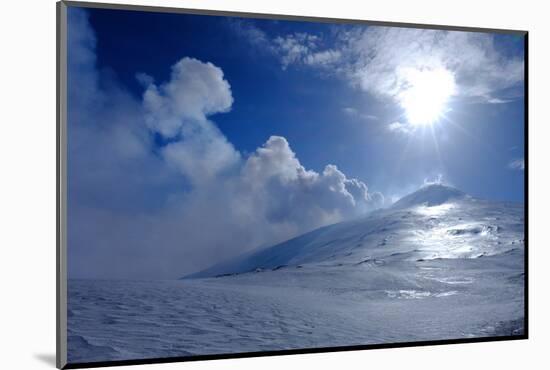 Active summit craters, Mount Etna, UNESCO World Heritage Site, Catania, Sicily, Italy, Europe-Carlo Morucchio-Mounted Photographic Print