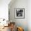 Activist Folk Musician Woody Guthrie Playing for a Crowd of New Yorkers-null-Framed Premium Photographic Print displayed on a wall