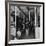 Activist Folk Musician Woody Guthrie Playing for a Subway Car of New Yorkers-Eric Schaal-Framed Premium Photographic Print