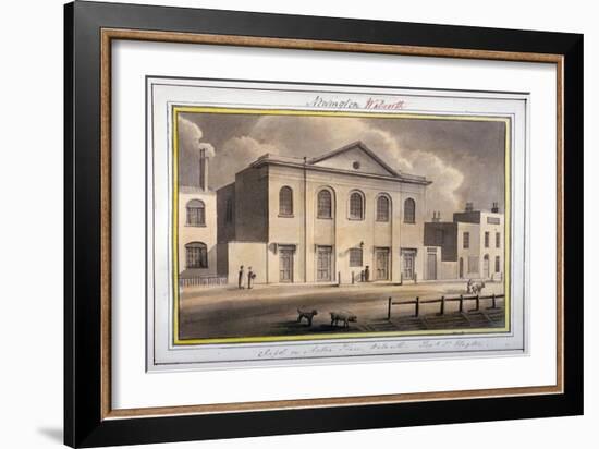 Acton Place Chapel, Southwark, London, 1825-G Yates-Framed Giclee Print