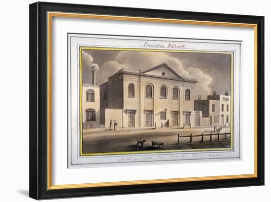 Acton Place Chapel, Southwark, London, 1825-G Yates-Framed Giclee Print