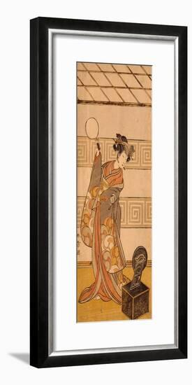 Actor Arashi Sangoro II in Female Part-Katsukawa Shunsho-Framed Giclee Print