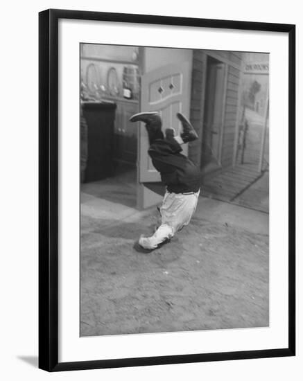 Actor Buster Keaton in a Scene from a TV Program-Loomis Dean-Framed Premium Photographic Print