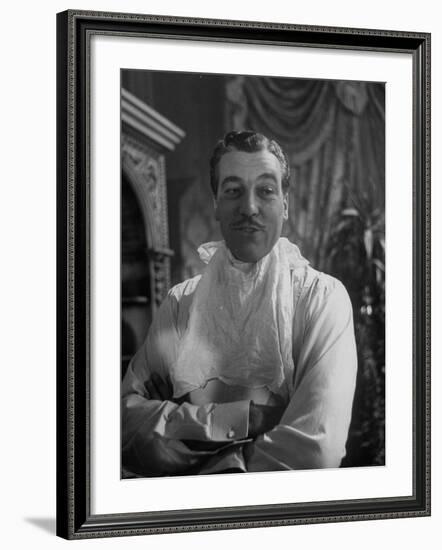Actor Cesar Romero in Scene from the Movie "Love That Brute"-Alfred Eisenstaedt-Framed Premium Photographic Print