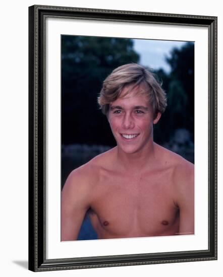 Actor Christopher Atkins-David Mcgough-Framed Premium Photographic Print