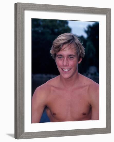 Actor Christopher Atkins-David Mcgough-Framed Premium Photographic Print