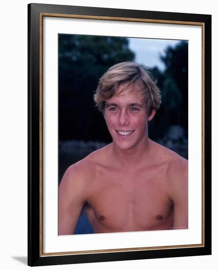 Actor Christopher Atkins-David Mcgough-Framed Premium Photographic Print