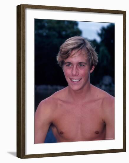 Actor Christopher Atkins-David Mcgough-Framed Premium Photographic Print