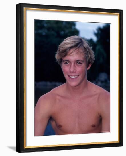 Actor Christopher Atkins-David Mcgough-Framed Premium Photographic Print