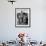 Actor Clint Walker Standing with His Stand-In Clyde Howdy on the Set of "Cheyenne"-Allan Grant-Framed Premium Photographic Print displayed on a wall