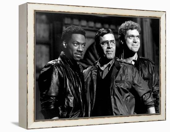 Actor/Comedians Eddie Murphy, Jerry Lewis and Joe Piscopo Appearing on "Saturday Night Live"-David Mcgough-Framed Premier Image Canvas