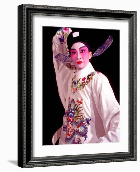 Actor from Yiu Ming, Cantonese Opera Group, Hong Kong, China-Russell Gordon-Framed Photographic Print