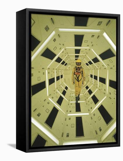 Actor Gary Lockwood in Space Suit in Scene from Motion Picture "2001: A Space Odyssey"-Dmitri Kessel-Framed Premier Image Canvas