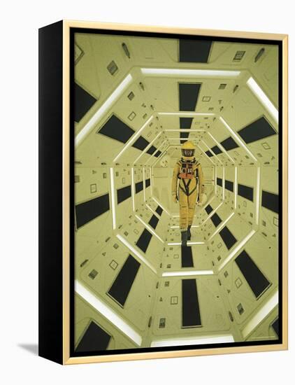 Actor Gary Lockwood in Space Suit in Scene from Motion Picture "2001: A Space Odyssey"-Dmitri Kessel-Framed Premier Image Canvas