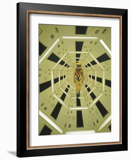 Actor Gary Lockwood in Space Suit in Scene from Motion Picture "2001: A Space Odyssey"-Dmitri Kessel-Framed Premium Photographic Print