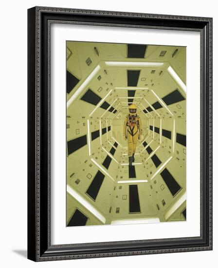 Actor Gary Lockwood in Space Suit in Scene from Motion Picture "2001: A Space Odyssey"-Dmitri Kessel-Framed Premium Photographic Print