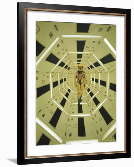 Actor Gary Lockwood in Space Suit in Scene from Motion Picture "2001: A Space Odyssey"-Dmitri Kessel-Framed Premium Photographic Print