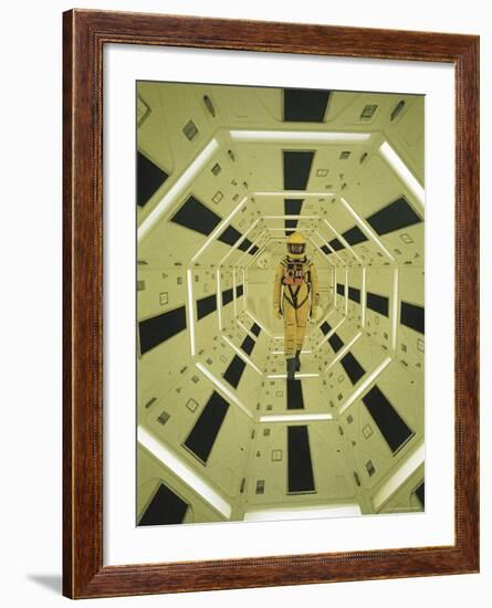 Actor Gary Lockwood in Space Suit in Scene from Motion Picture "2001: A Space Odyssey"-Dmitri Kessel-Framed Premium Photographic Print