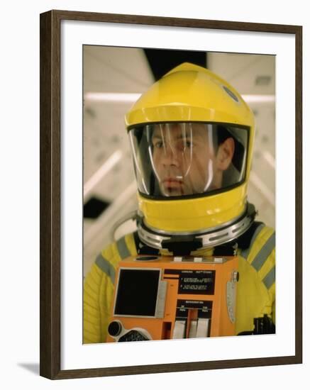 Actor Gary Lockwood in Space Suit in Scene from Motion Picture "2001: A Space Odyssey"-Dmitri Kessel-Framed Premium Photographic Print