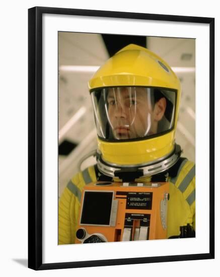 Actor Gary Lockwood in Space Suit in Scene from Motion Picture "2001: A Space Odyssey"-Dmitri Kessel-Framed Premium Photographic Print