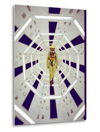 Actor Gary Lockwood In Space Suit In Scene From Motion Picture 2001 A Space Odyssey Metal Print By Dmitri Kessel Art Com