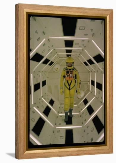 Actor Gary Lockwood in Space Suit in Scene from Motion Picture "2001: A Space Odyssey"-Dmitri Kessel-Framed Premier Image Canvas