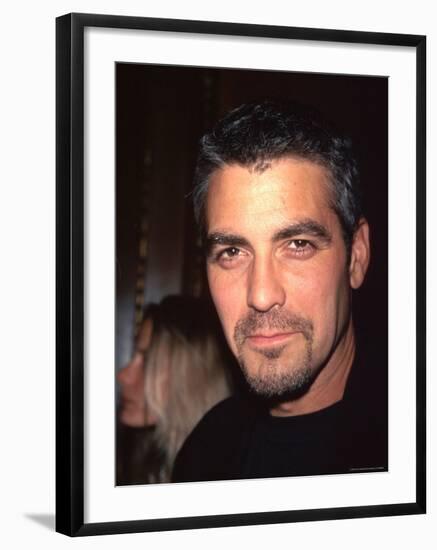 Actor George Clooney-Dave Allocca-Framed Premium Photographic Print