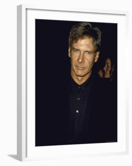 Actor Harrison Ford at the Premiere of the Film "The Devil's Own"-Dave Allocca-Framed Premium Photographic Print