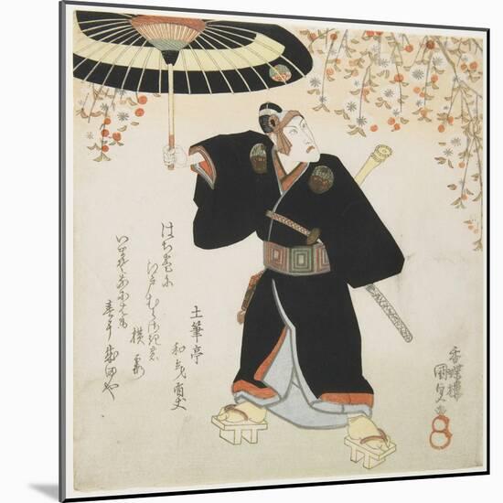 Actor Ichikawa Danjuro VII as Sukeroku, Early 19th-Mid 19th Century-Utagawa Kunisada-Mounted Giclee Print