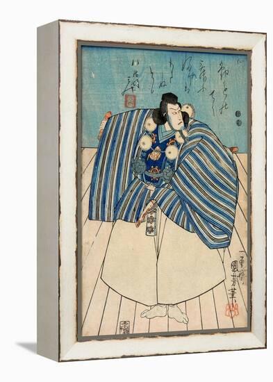 Actor Ichikawa Danjuro Viii-Kuniyoshi Utagawa-Framed Premier Image Canvas