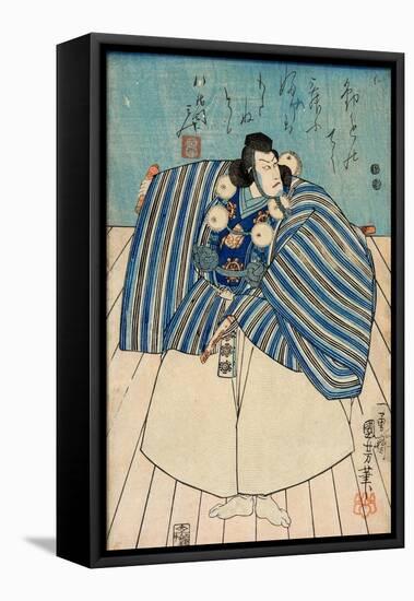 Actor Ichikawa Danjuro Viii-Kuniyoshi Utagawa-Framed Premier Image Canvas