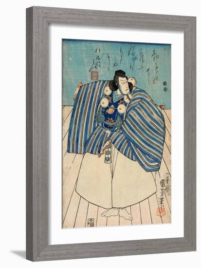 Actor Ichikawa Danjuro Viii-Kuniyoshi Utagawa-Framed Giclee Print