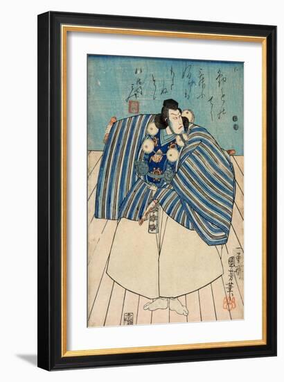 Actor Ichikawa Danjuro Viii-Kuniyoshi Utagawa-Framed Giclee Print