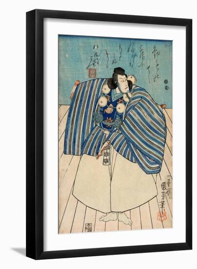 Actor Ichikawa Danjuro Viii-Kuniyoshi Utagawa-Framed Giclee Print