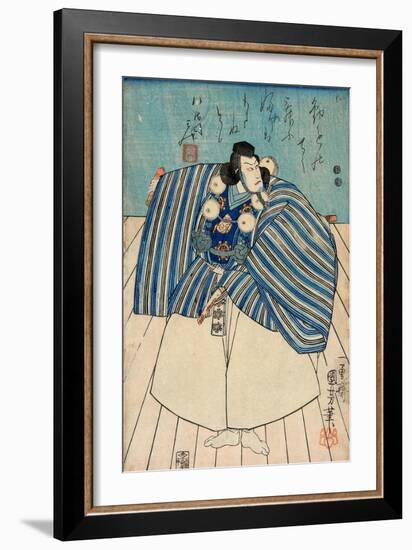 Actor Ichikawa Danjuro Viii-Kuniyoshi Utagawa-Framed Giclee Print