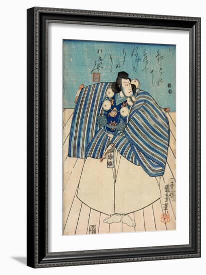 Actor Ichikawa Danjuro Viii-Kuniyoshi Utagawa-Framed Giclee Print