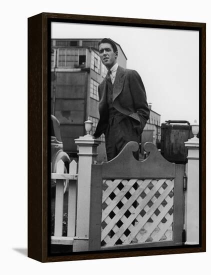 Actor James Stewart in Hollywood, 1938-Alfred Eisenstaedt-Framed Premier Image Canvas