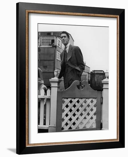 Actor James Stewart in Hollywood, 1938-Alfred Eisenstaedt-Framed Premium Photographic Print