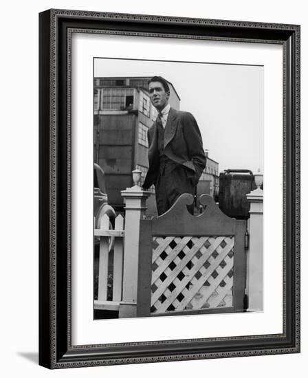 Actor James Stewart in Hollywood, 1938-Alfred Eisenstaedt-Framed Premium Photographic Print