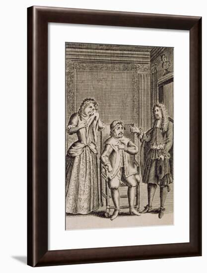 Actor Jean-Baptiste Poquelin-null-Framed Giclee Print