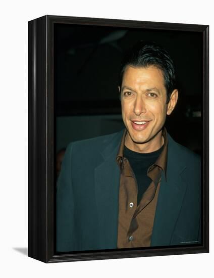 Actor Jeff Goldblum-Marion Curtis-Framed Premier Image Canvas