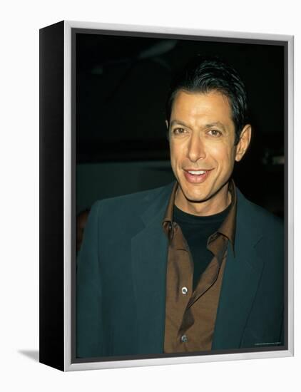 Actor Jeff Goldblum-Marion Curtis-Framed Premier Image Canvas