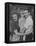 Actor John Mills Posing for a Picture with His Wife and Daughter Juliet-Tony Linck-Framed Premier Image Canvas