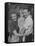 Actor John Mills Posing for a Picture with His Wife and Daughter Juliet-Tony Linck-Framed Premier Image Canvas