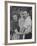 Actor John Mills Posing for a Picture with His Wife and Daughter Juliet-Tony Linck-Framed Premium Photographic Print