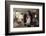 Actor John Wayne at Home with His Son Ethan and Daughter-John Dominis-Framed Photographic Print