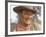 Actor John Wayne During Filming of Western Movie "The Undefeated"-John Dominis-Framed Premium Photographic Print